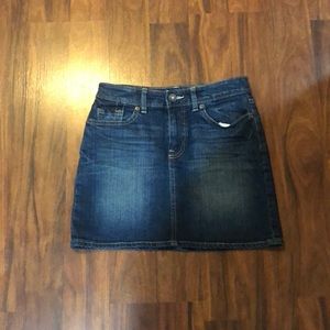 Cute blue Jean mini skirt EUC
